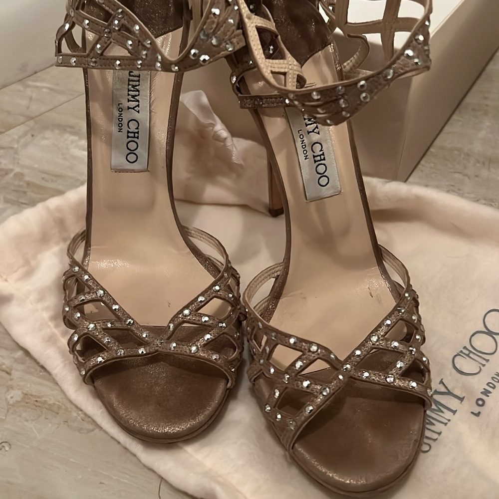 Jimmy Choo Suede high heel